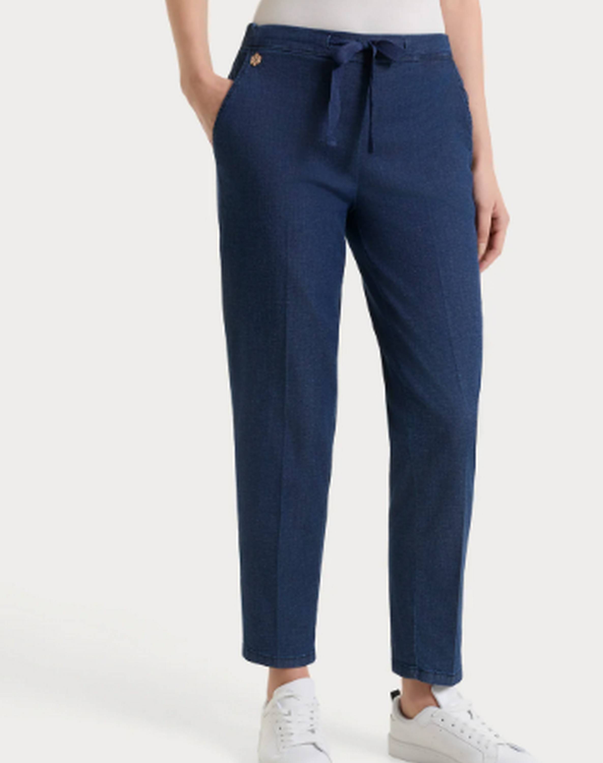 Jeans jogger con tasche in Super Light Denim DS87PB RAGNO INDIGO