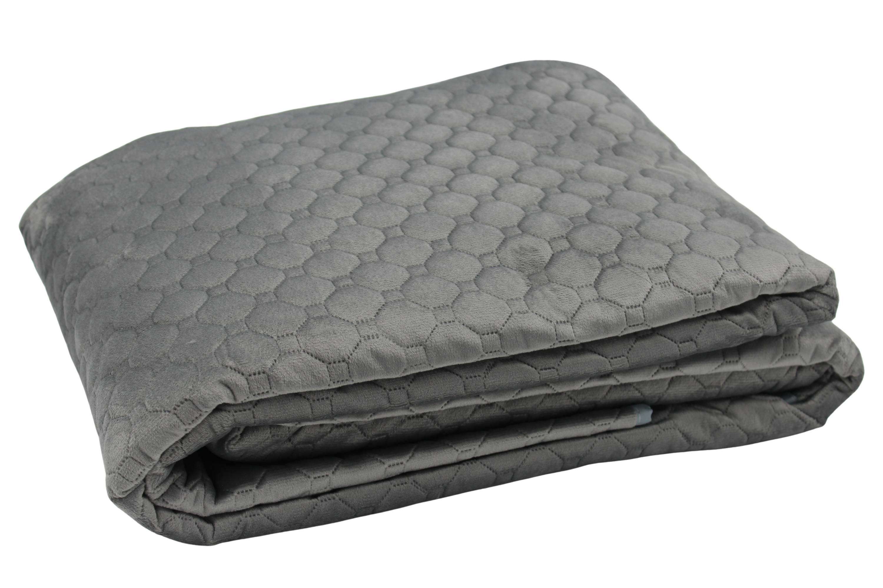 TRAPUNTINO VELVET MATRIMONIALE SUPER PROMO ANTRACITE