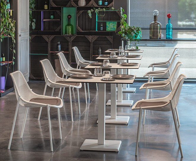 ROUND SEDIA BIANCO RAGG 9002 465