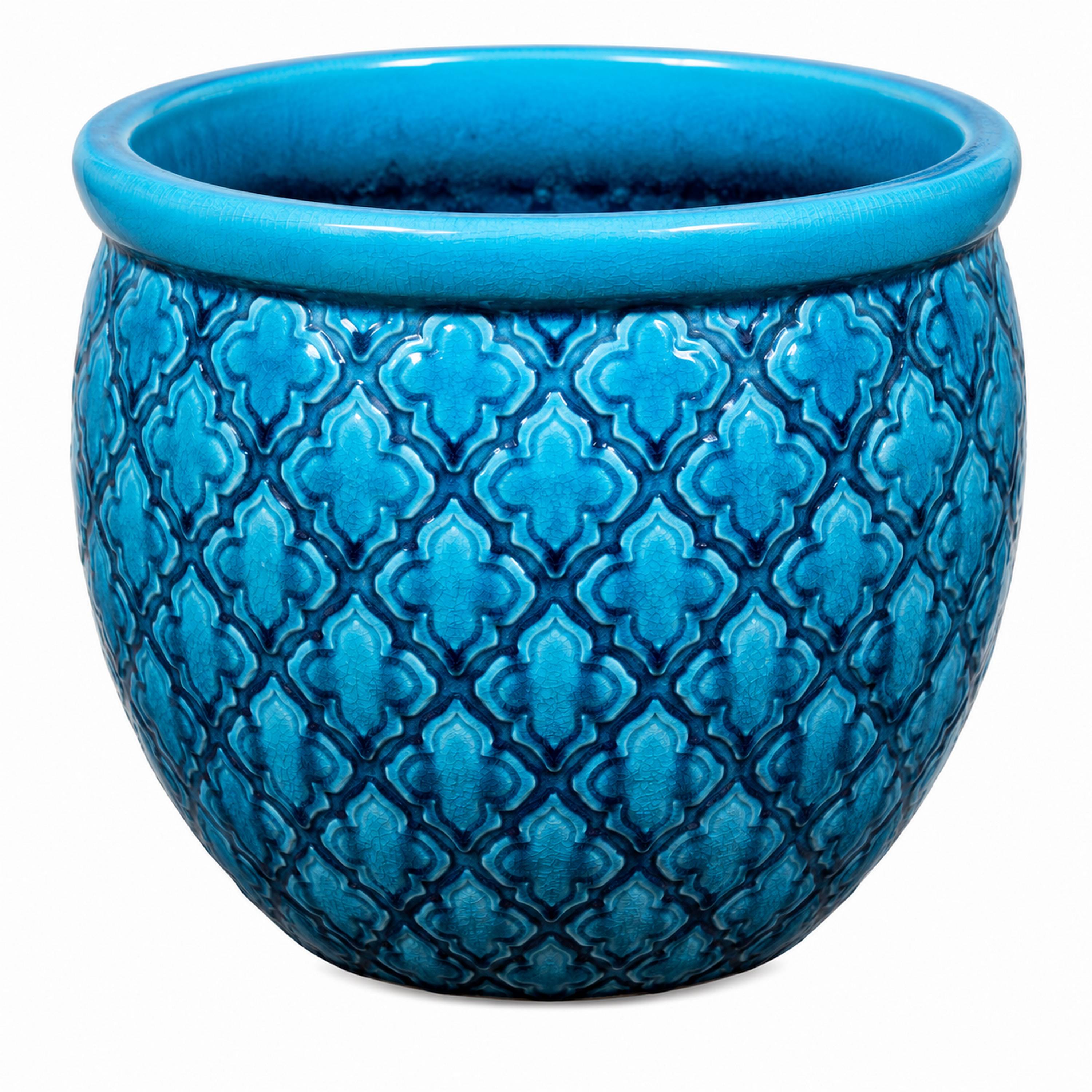 VASO CERAMICA SINGAPORE M D36X30H OCEANO