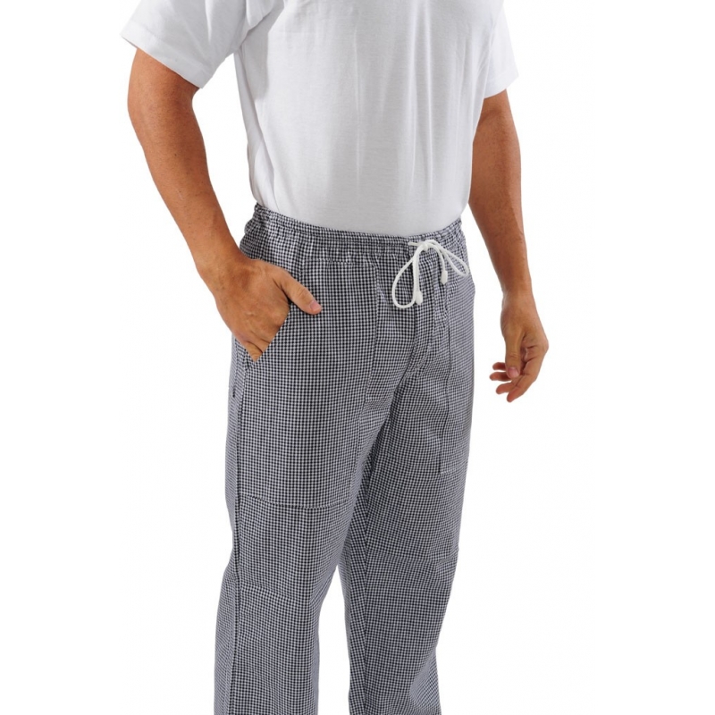 PANTALACCIO CUOCO P0022 BIANCONERO