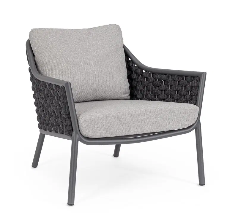 EVERLY POLTRONA ANTRACITE QS22 GRAFITHE 0663547 BIZZOTTO