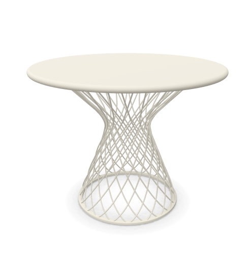 TAVOLO BASSO COMO D.60 BIANCO 1208