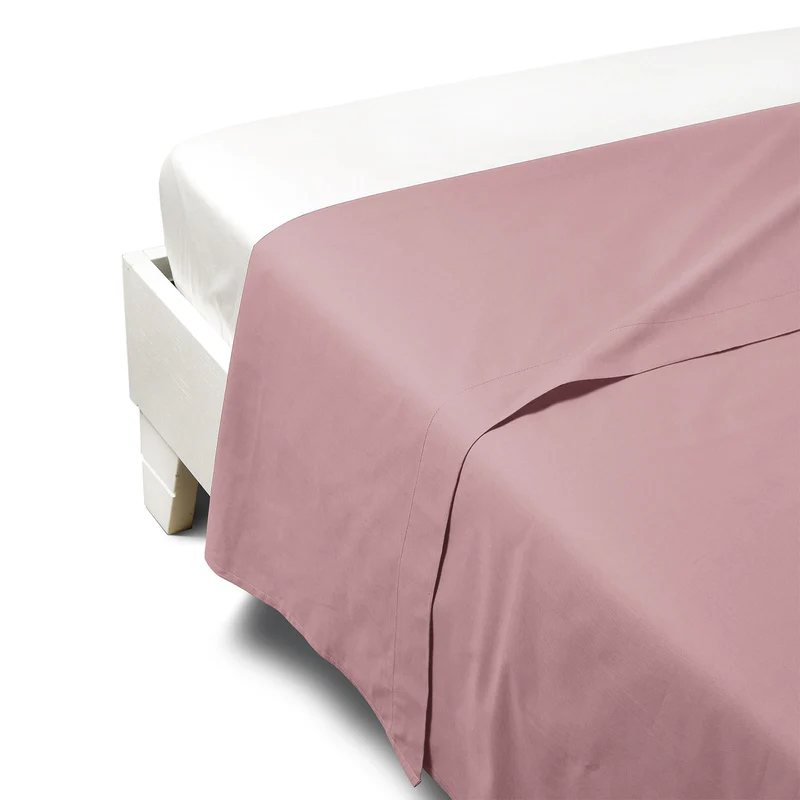 LENZUOLA SOPRA  SUGAR 1,5PZ TINTA UNITA ROSA