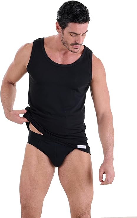 VOGATORE SPALLA LARGA IN COTONE NAVIGARE 511 NERO