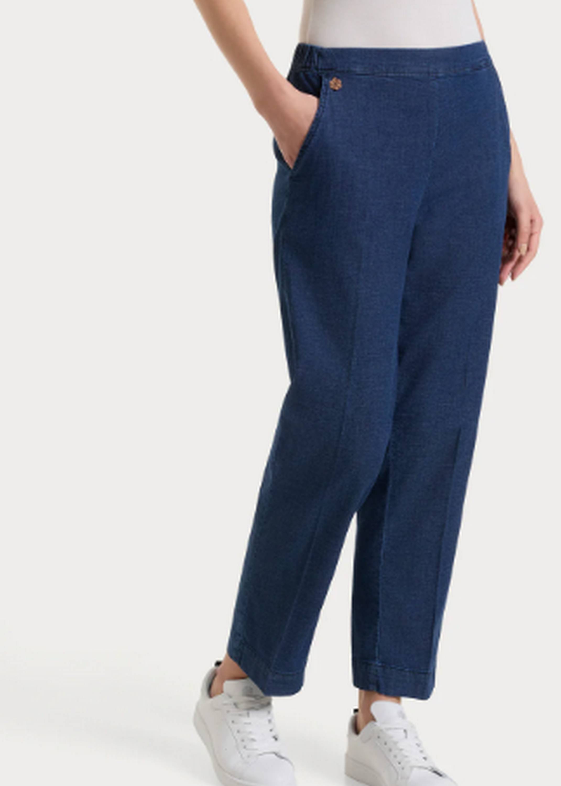 Jeans a gamba dritta con tasche in Super Light Denim DS87PP RAGNO INDIGO