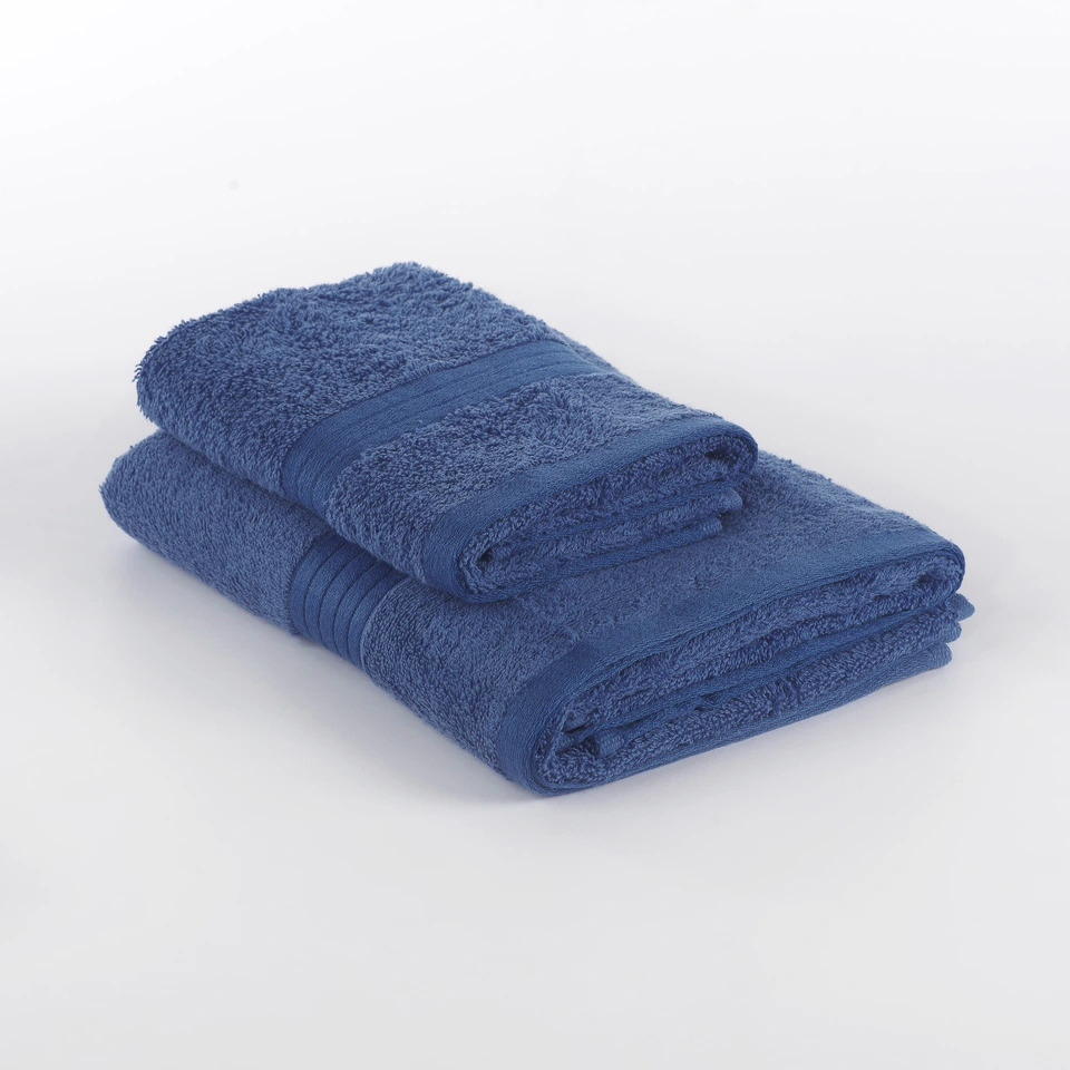 LIVING SET ASCIUGAMANI 1+1 VIA ROMA, 60 SS0035 BLU.DEN