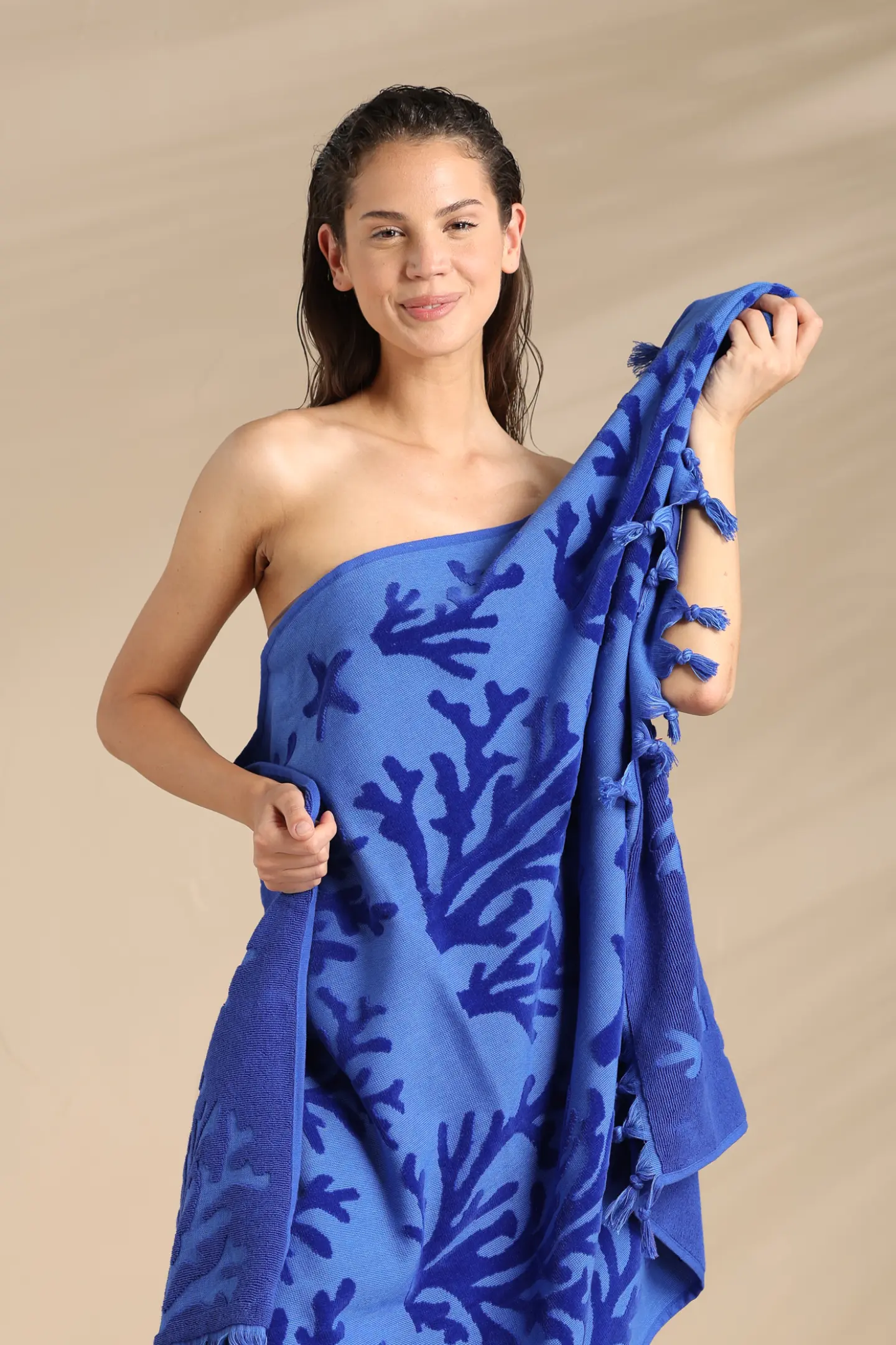 TELO MARE SPUGNA VELOUR RASATO AE000523 LIMOK BLUE