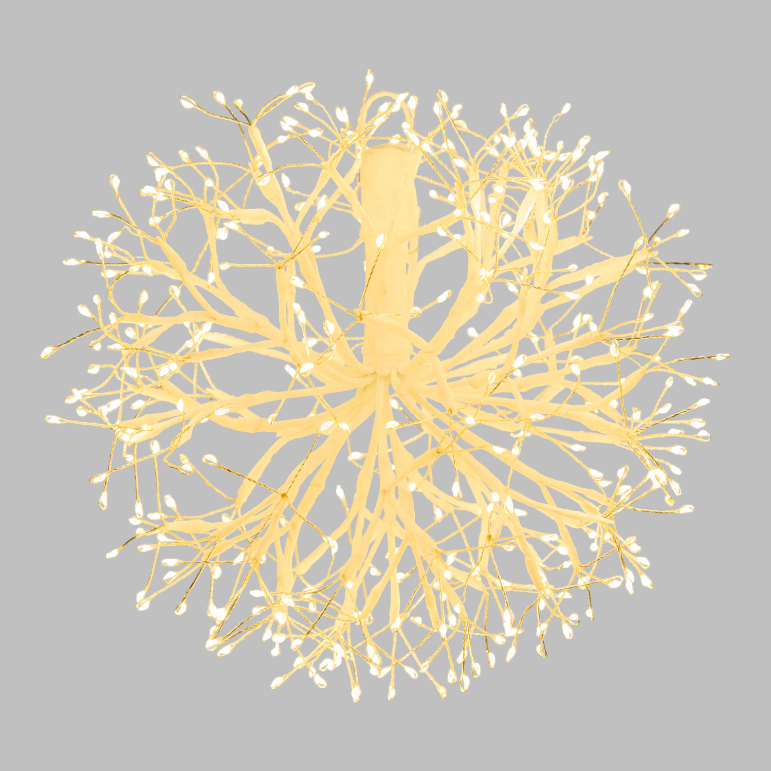 77058 RAMO SFERA RICCIO LUMINOSO CON 384 MICROLED BIANCO CALDO 77058
