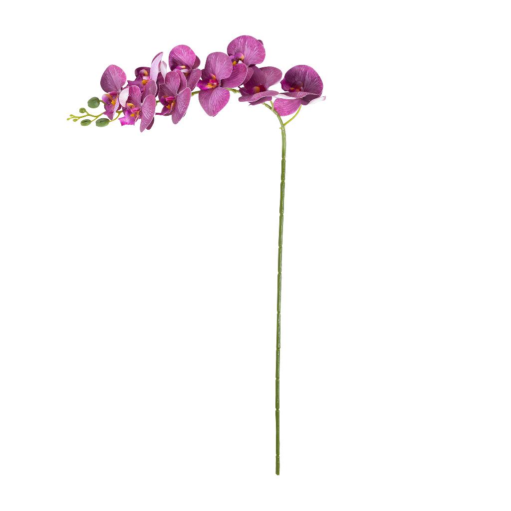 ORCHIDEA 9 FIORI IN EVA, PLASTICA E METALLO H.100 cm COLORI ASSORTITI VIOLA