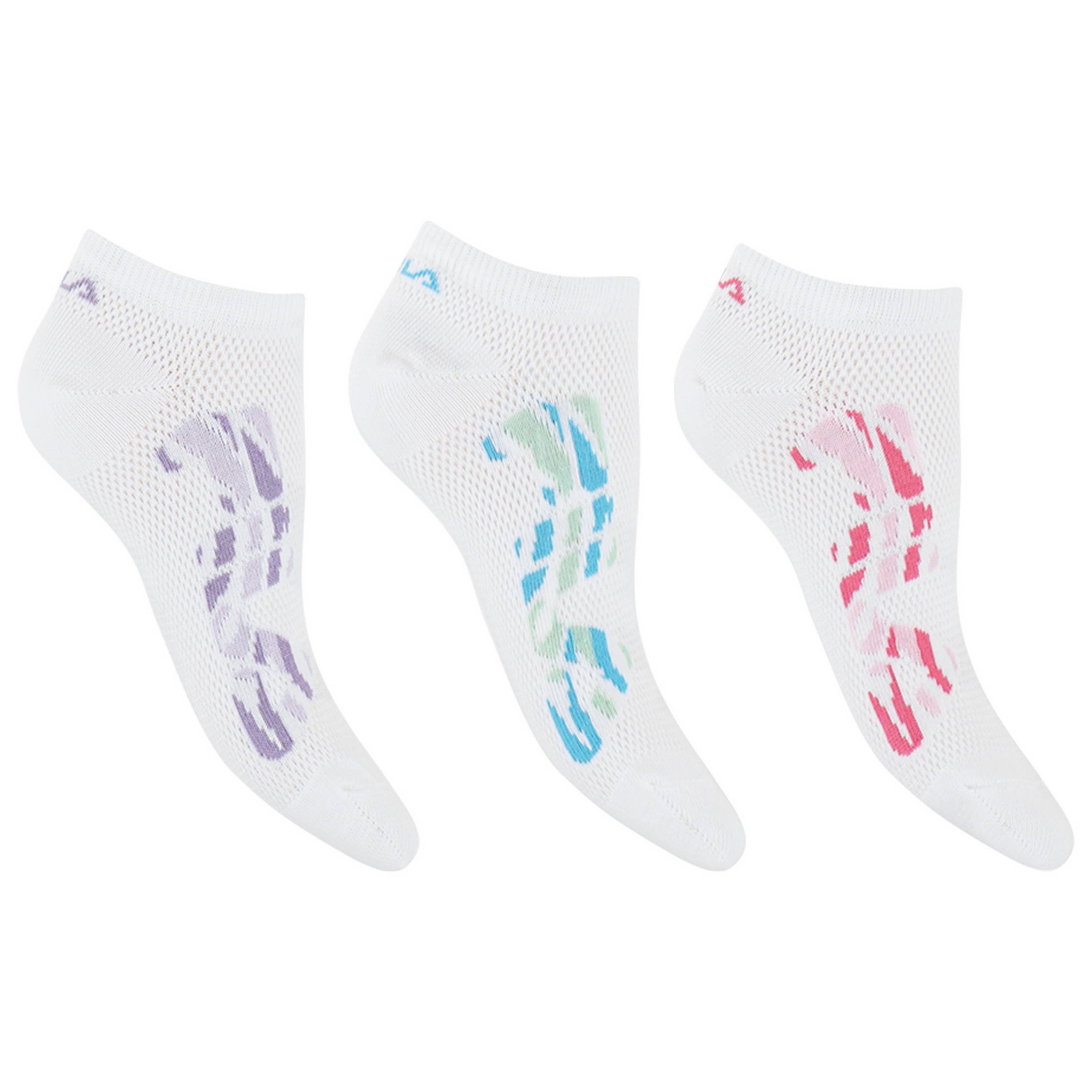 CALZA INVISIBILE DONNA FILA 3PZ F6150 WHITE