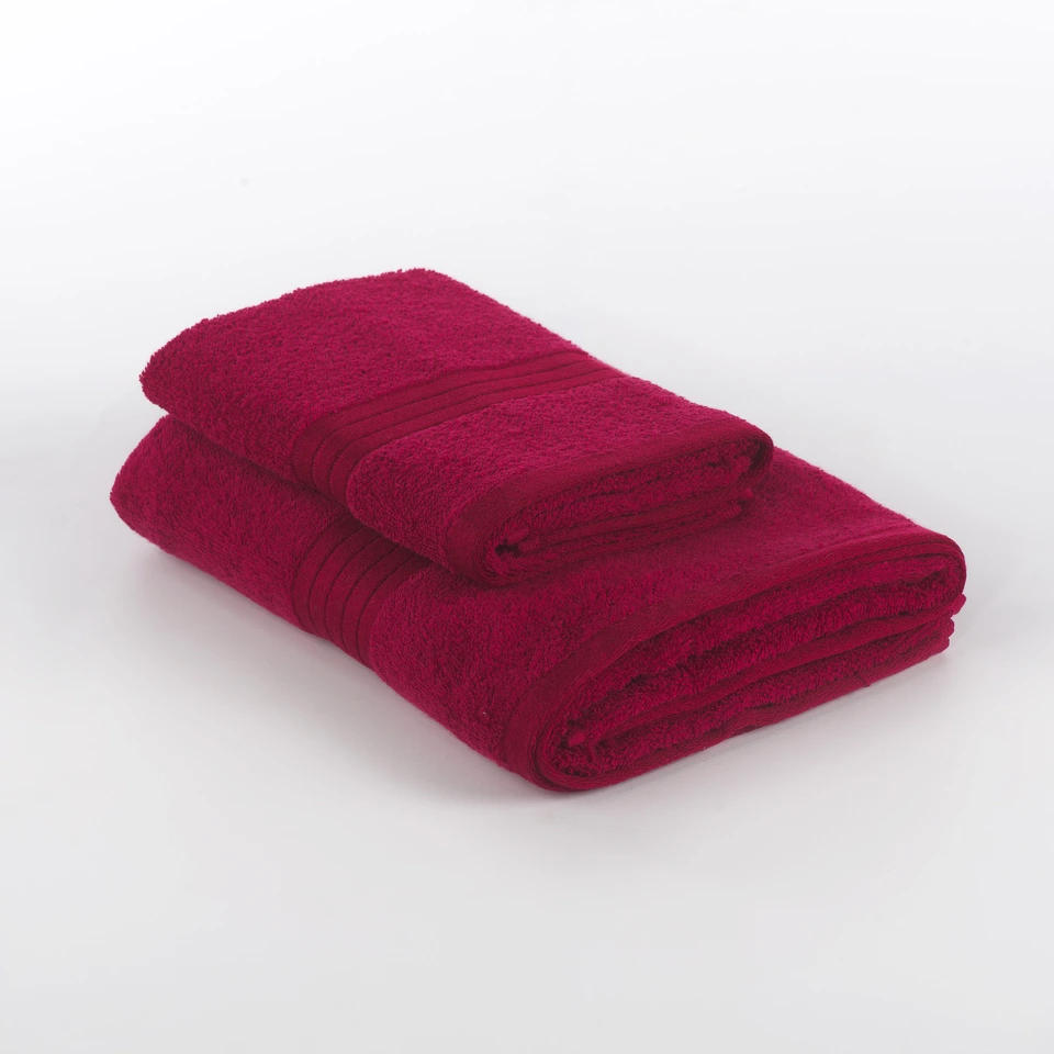 LIVING SET ASCIUGAMANI 1+1 VIA ROMA, 60 SS0035 BORDEAU