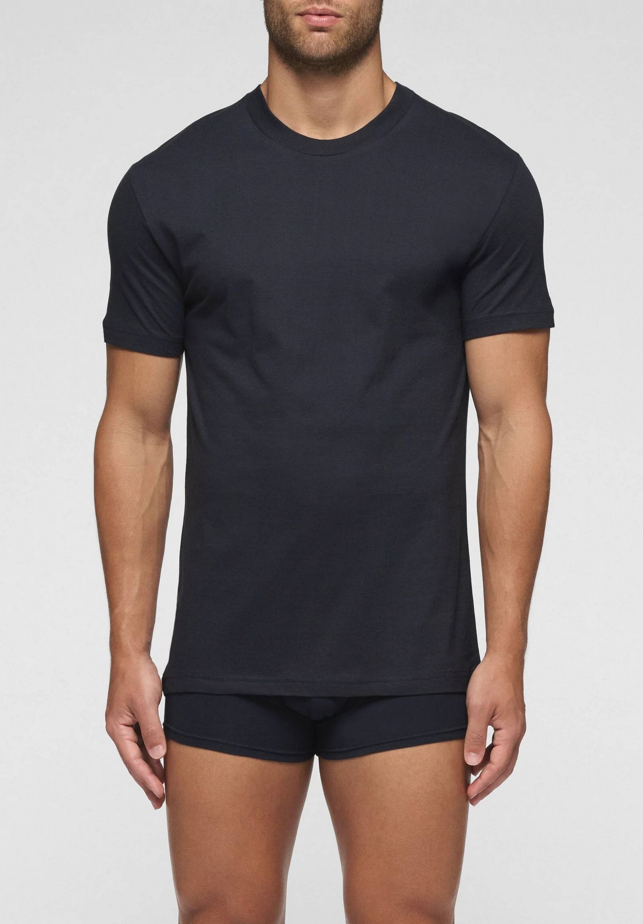 MAGLIA COT.MM GIR.1306/5306 UOMO BLU