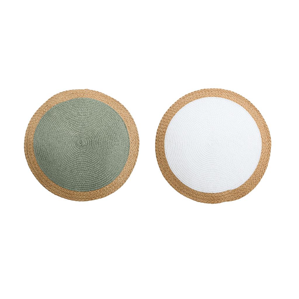 SOTTOPIATTO IN PP D.38 cm COLORI ASSORTITI IN CONFEZIONE APPENDERIA 05052