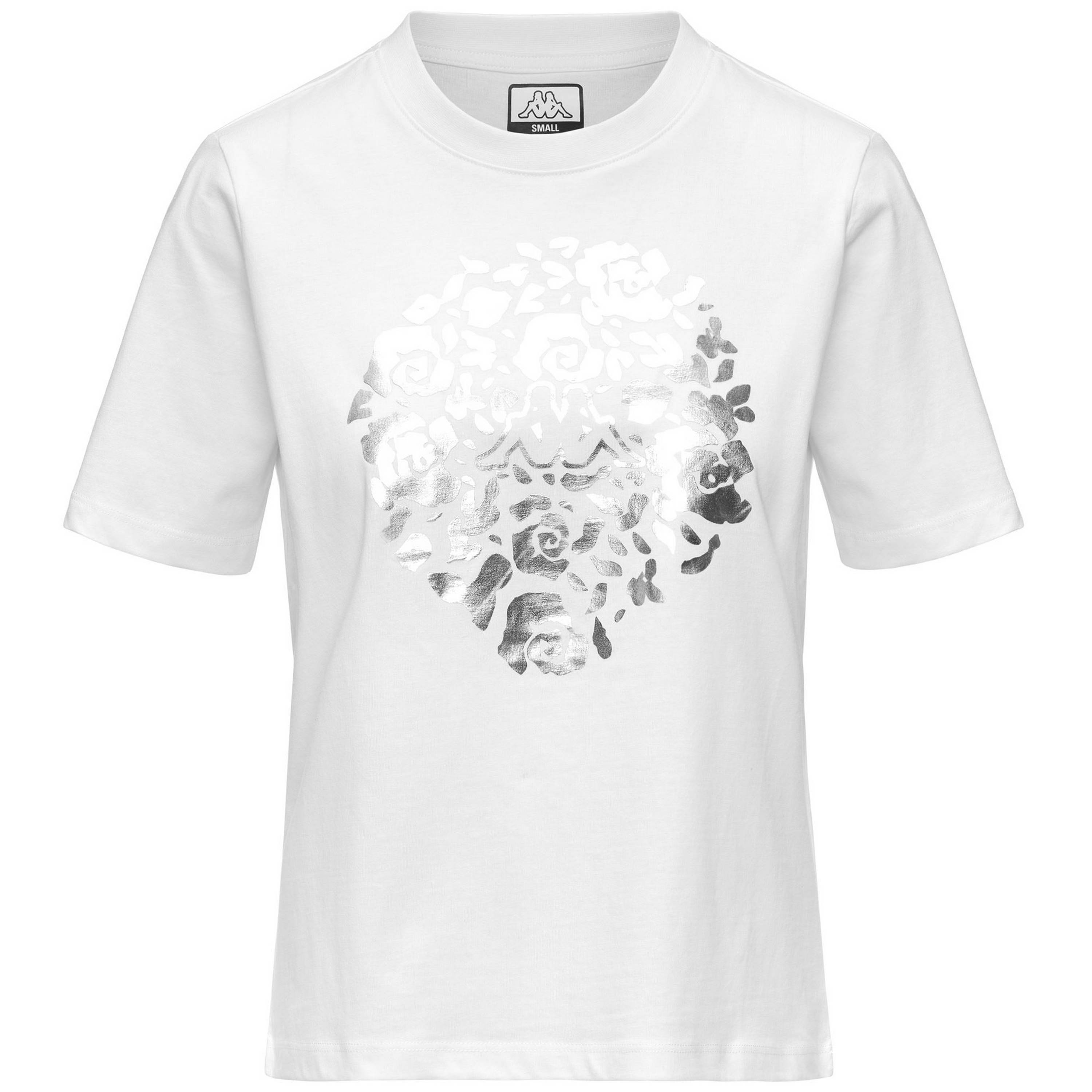 T-SHIRT DONNA INE 37238RW KAPPA 001 BIANCO