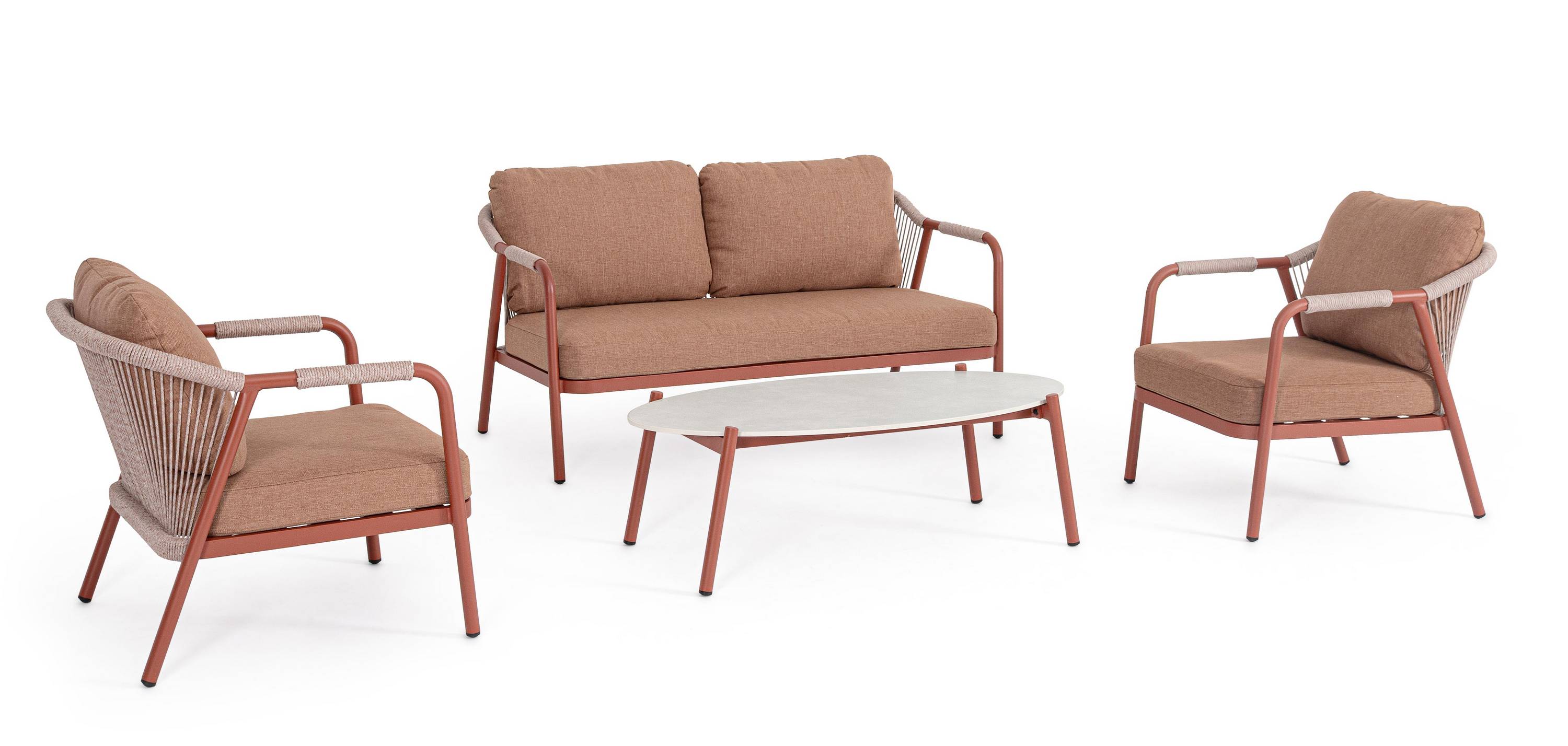 SET4 SALOTTO C-C MIRAVET RAME 0666136