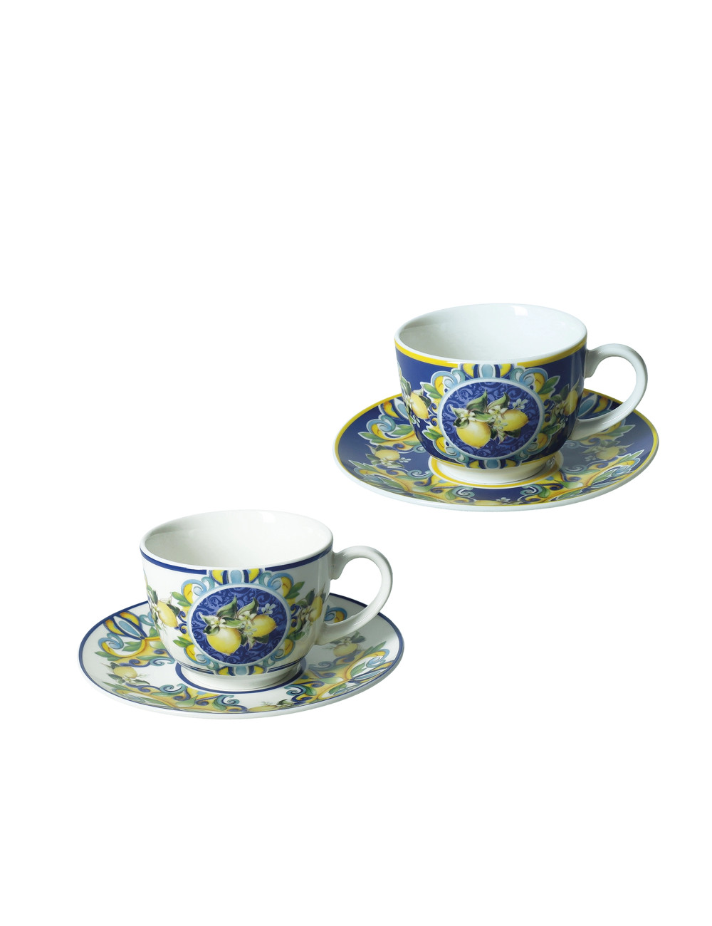 TAZZINA CAFFE CITRUS BLU SET 2 PZ 52722