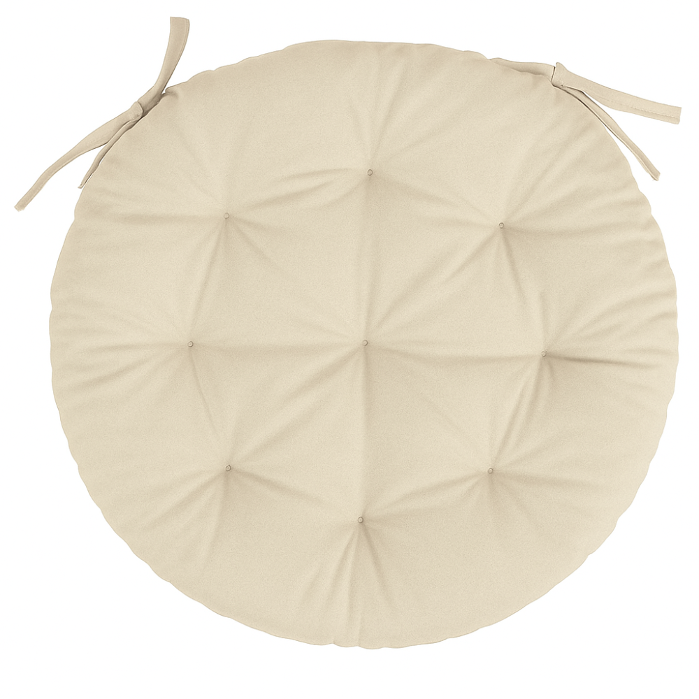 CUSCINO SEDIA TONDO 40 CM IDROREPELLENTE ESTÉ GALILEO ECRU'