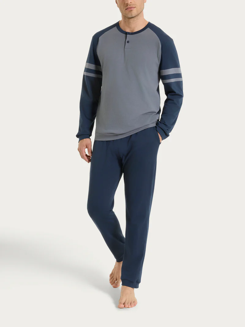 PIGIAMA UOMO Manica lunga SERAFINO UA42N1 RAGNO FANT. POPPY SEED