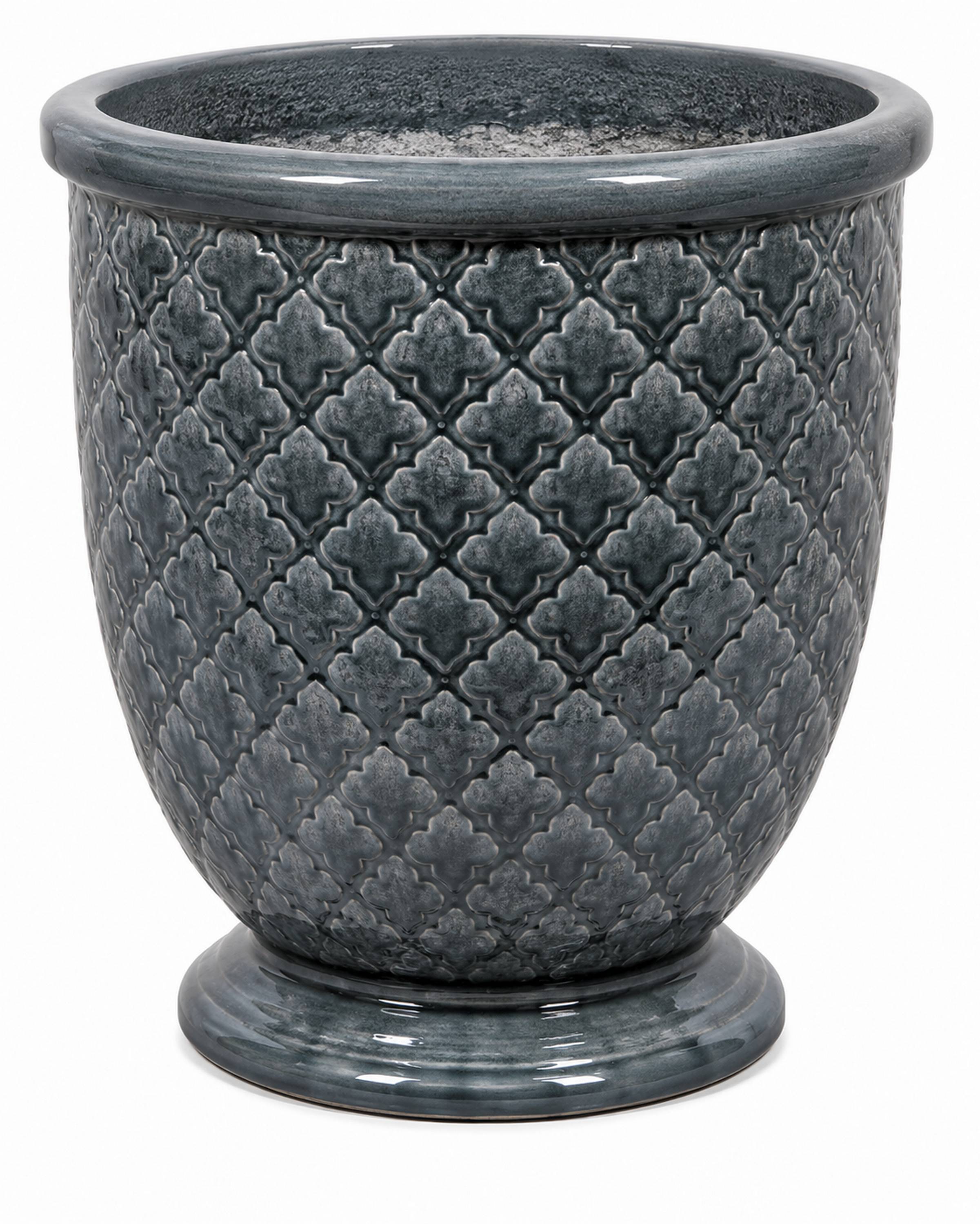 VASO CERAMICA SINGAPORE S 28X30H ANTRACITE