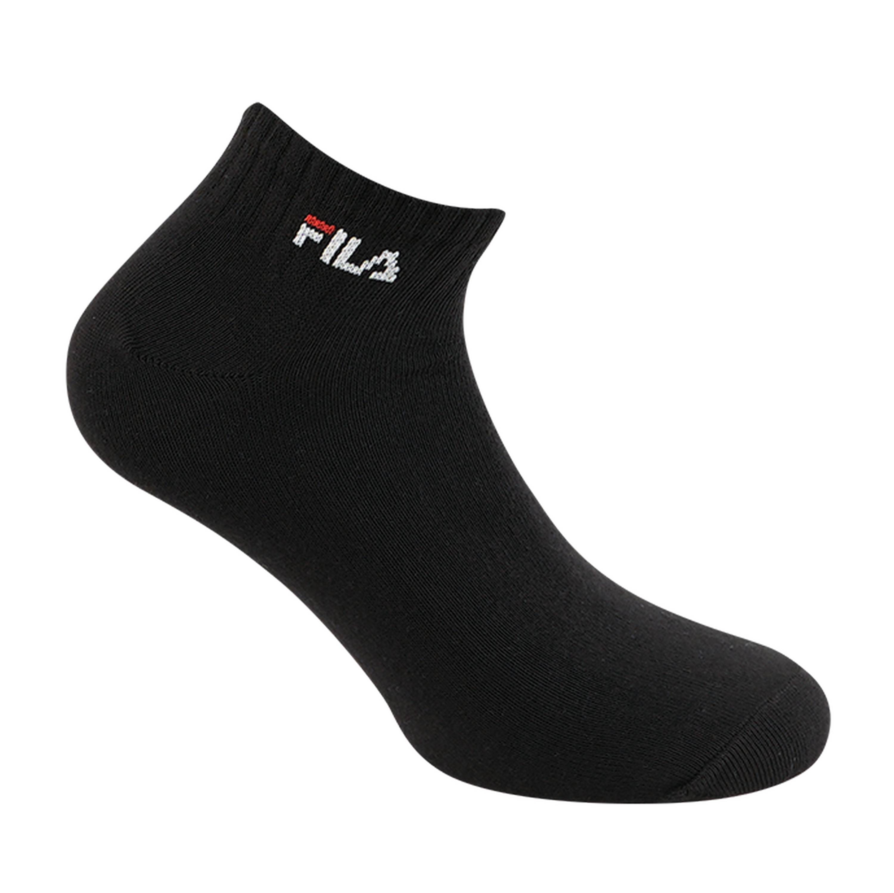 CALZA QUARTER FILA UNISEX 3PZ F4455 BLACK