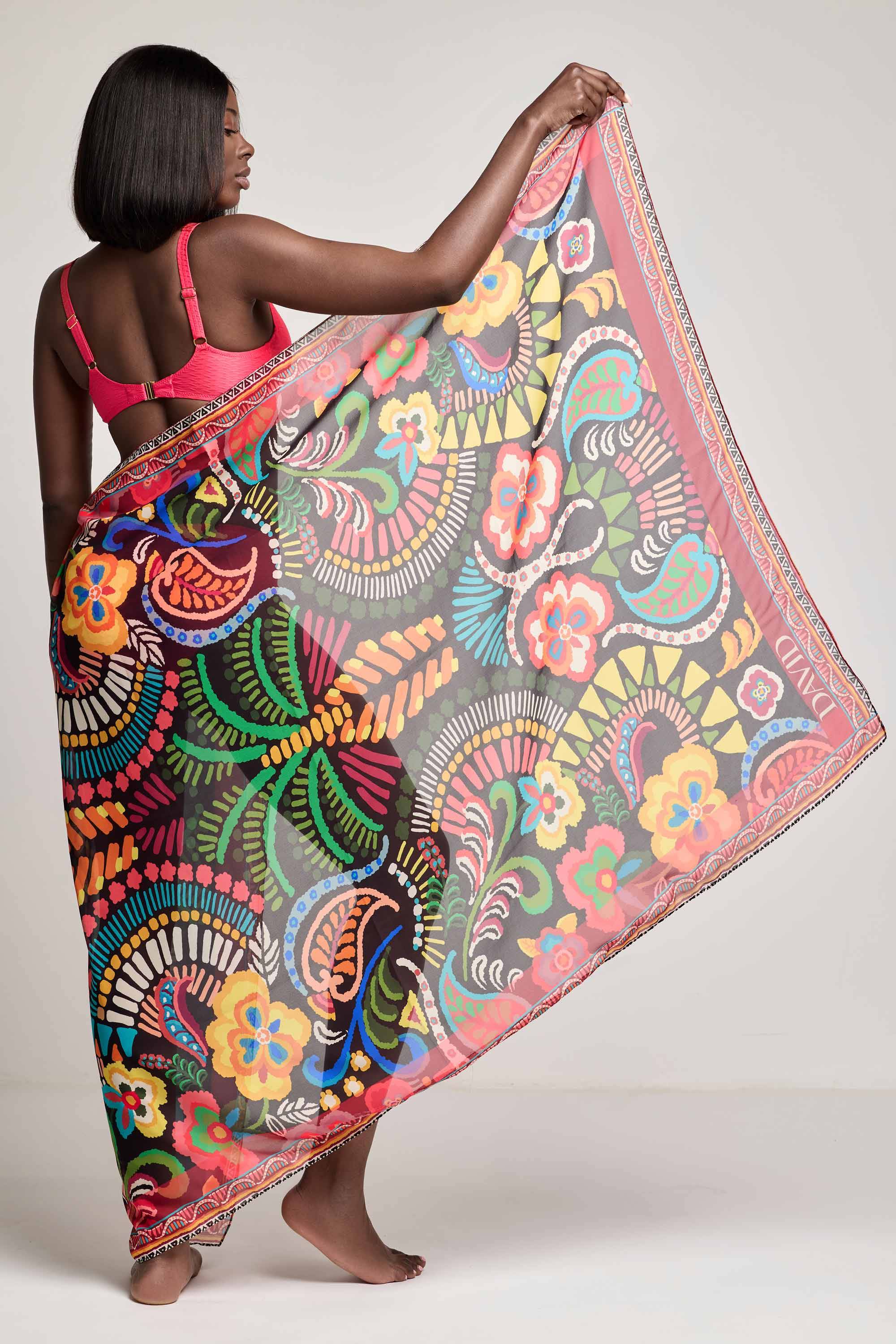 NEO FOLK PAREO DA26-082 MULTICOLOR