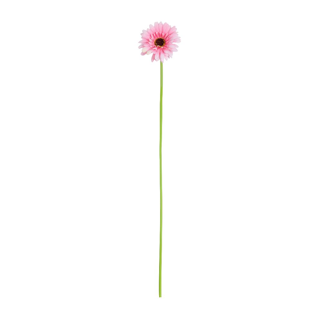 GERBERA IN POLIESTERE E PLASTICA H.60 cm COLORI ASSORTITI ROSA