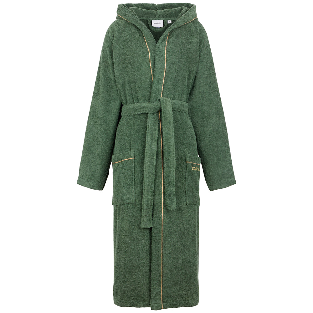 FINE OP ACCAPPATOIO IN SPUGNA UNISEX BORBONESE VERDE