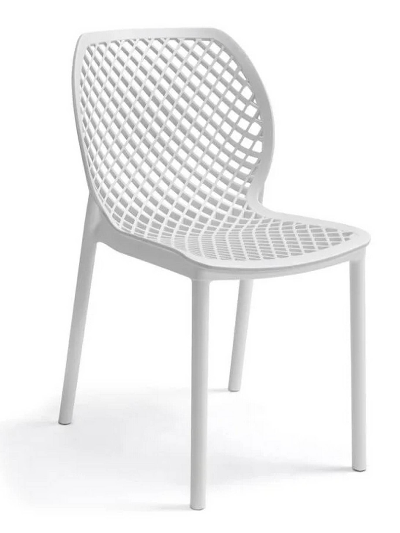 SEDIA C/BRACCIOLI ARIA ARMCHAIR ART 315 BIANCO