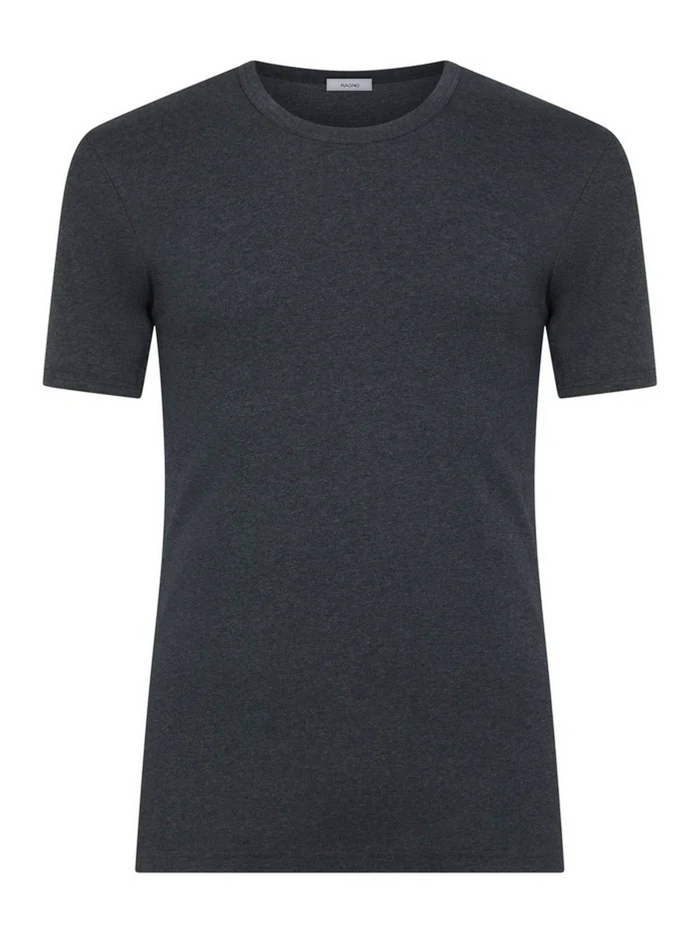 MAGLIA TERMICA  100% COTONE MANICHE CORTE U801A7 RAGNO PIOMBO MELANGE